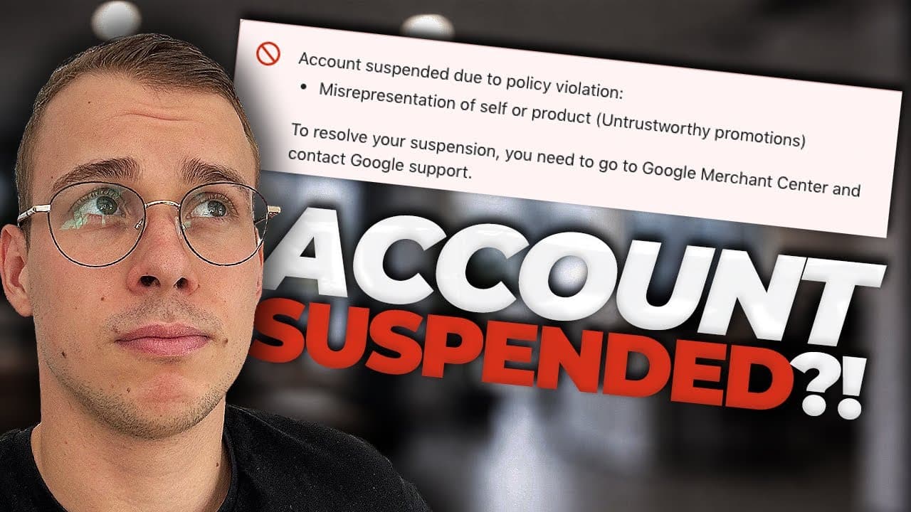 Google Merchant Center Suspension Fix (Misrepresentation) - Checklist To Get Approved Fast