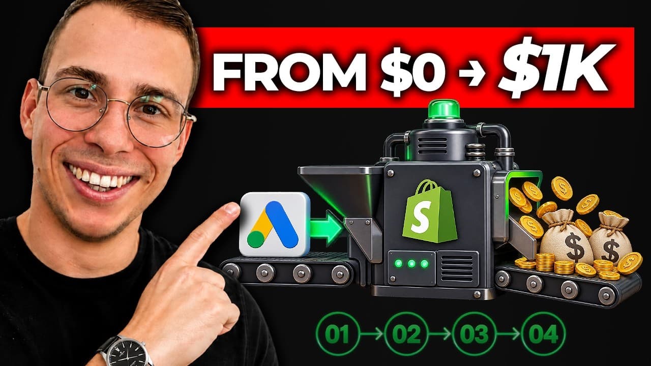 Google Ads Dropshipping: Your First $1K Day in 4 Steps!